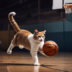 cat basketball