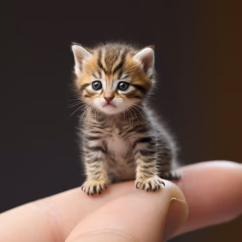 Kitten on fingers 4
