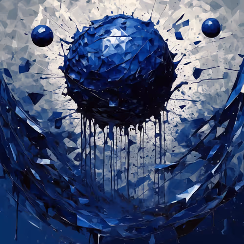Dark blue ball