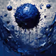 Dark blue ball