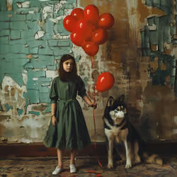 Girl&Dog2