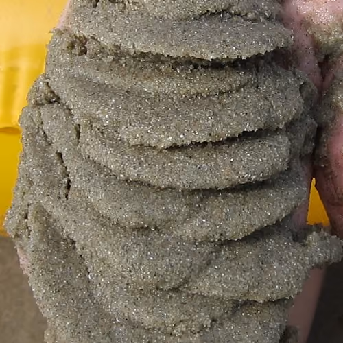 sand on hand