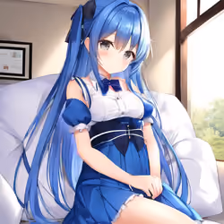blue