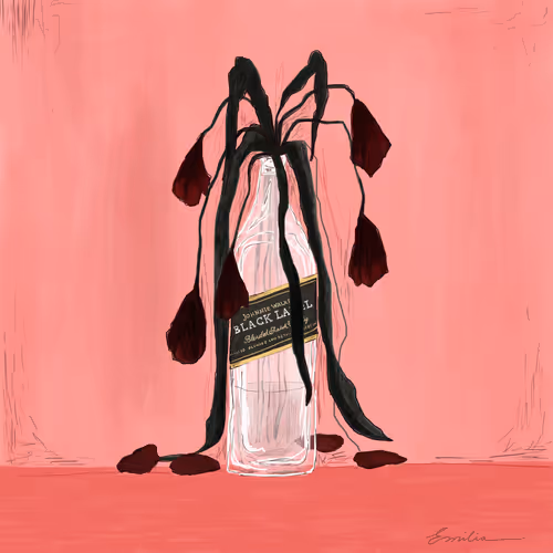 The Johnnie Walker with Dead Flowers 