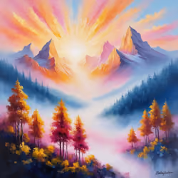Default_A_breathtaking_oil_painting_on_canvas_a_serene_mountai_0