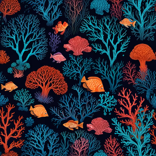 corals and fishes
