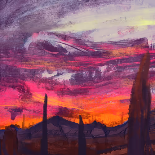 Sunrise in Dry Air