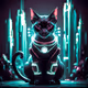 Futuristic cat
