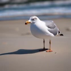 Seagull on the beach