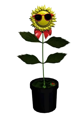 happy flower