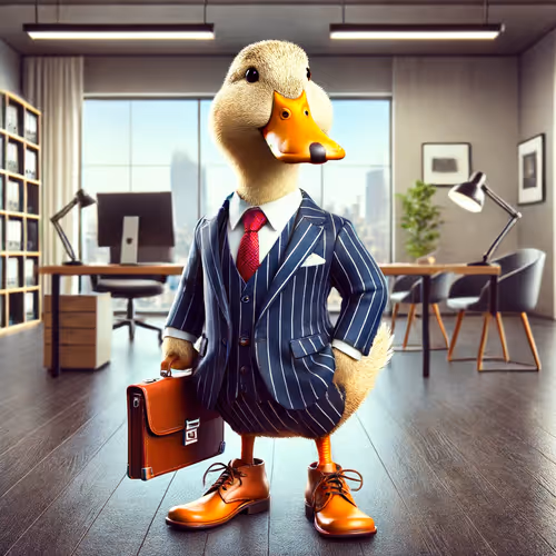 Office Quacker: The Business Leader Duck