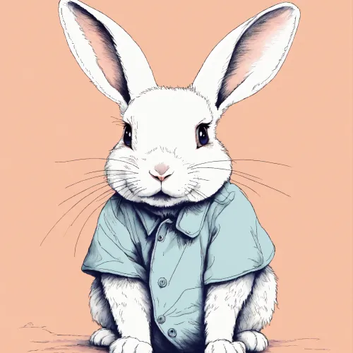 Happy rabbit