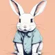 Happy rabbit