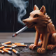 wooden wolf