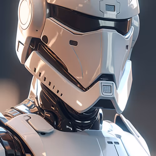 Concept Art of a futuristic minimalist robotic 46