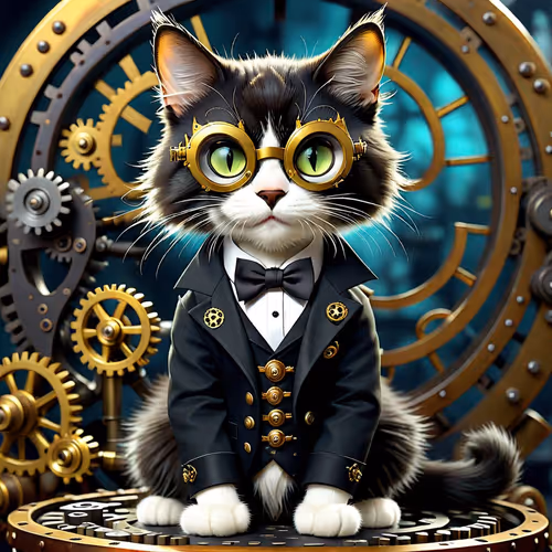 Steampunk Cat