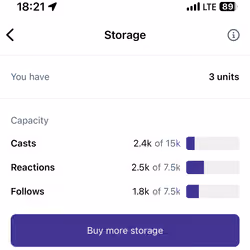 storage