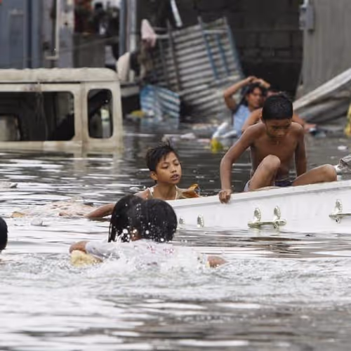 Philippinen-Manila-Monsun