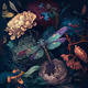 Butterfly and Flowers