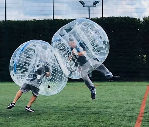 zorb jumping