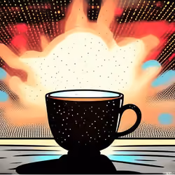 black coffee