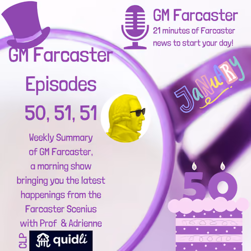 GM Farcaster: the shipping $degens #1