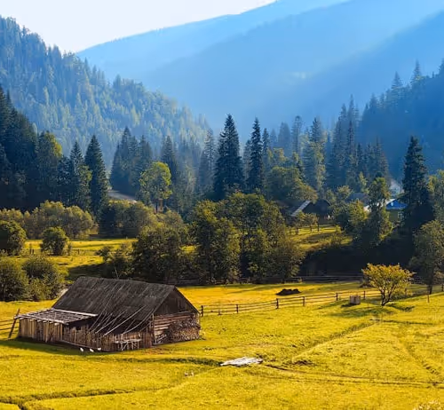 House in village