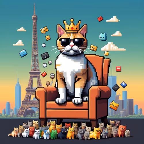8Bit Feline Soiree