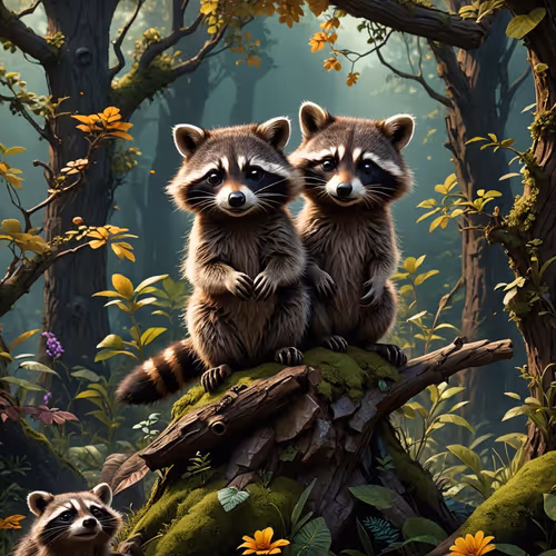 raccoons eat