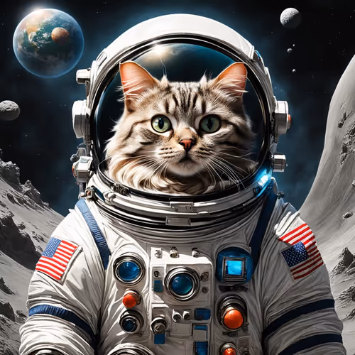 Cat on Space