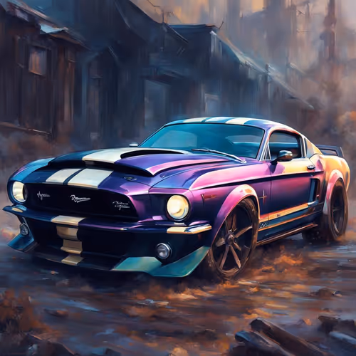 Post Apocalyptic Muscle Car Masterpiece