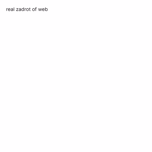 real zadrot of web