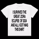 i survived the great zora eclipse of 2024 and all i got was this shirt
