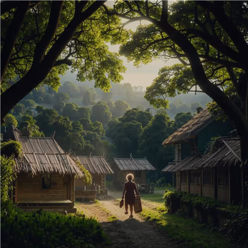 picturesque village