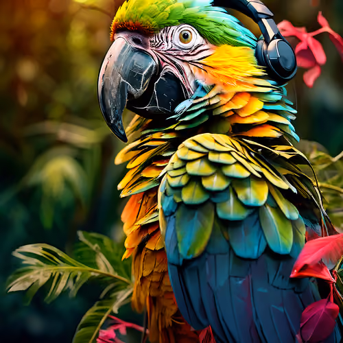 color bird