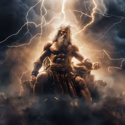 A man sitting on a rock. 2