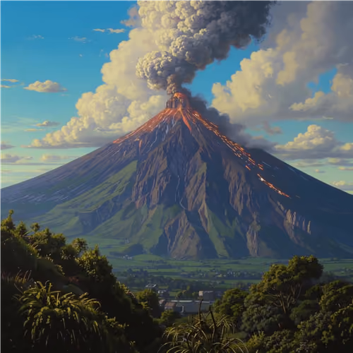 active volcano