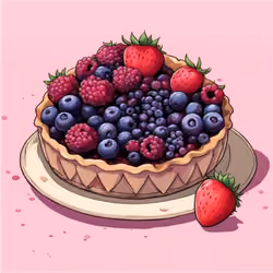 Berries pie