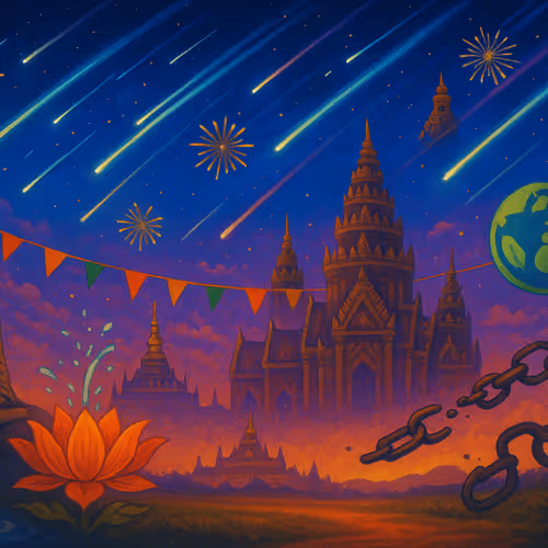 Celestial Harmony: A New Year Awakening