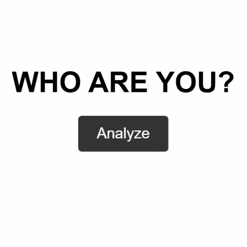 Who are you?