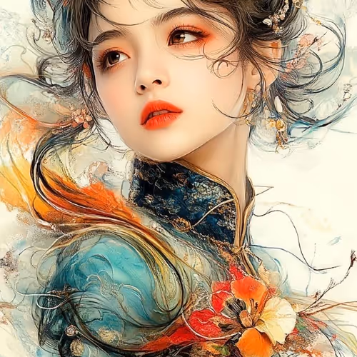 Girl pattern fashion #1