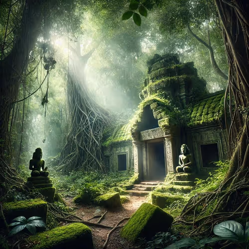 A mysterious ancient ruin