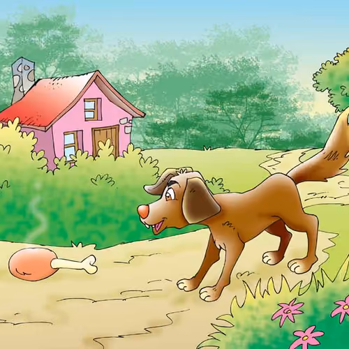 The-Greedy-Dog-Story-With-Moral-For-Kids