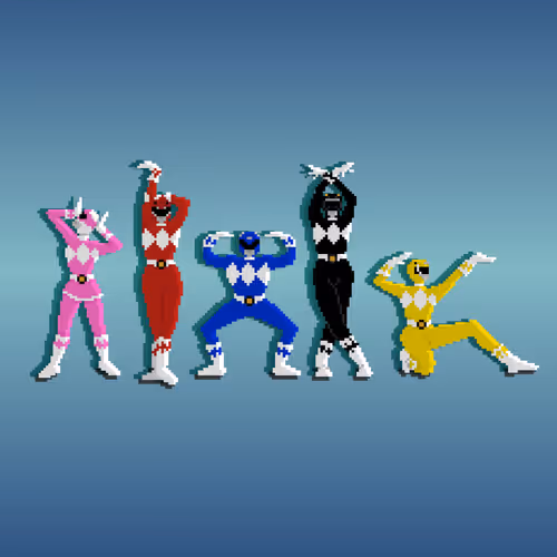 Mighty Voguing Power Rangers