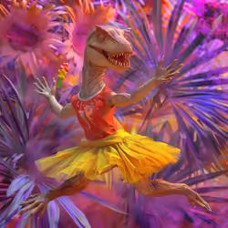 dancing dino