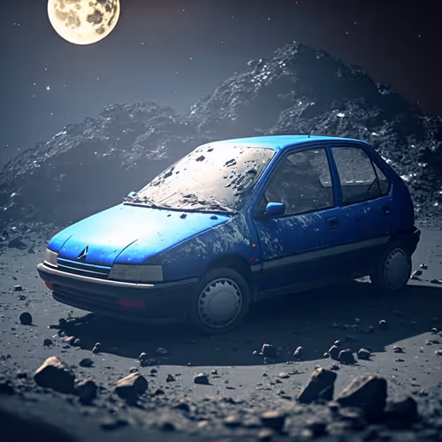 My Car on Moon