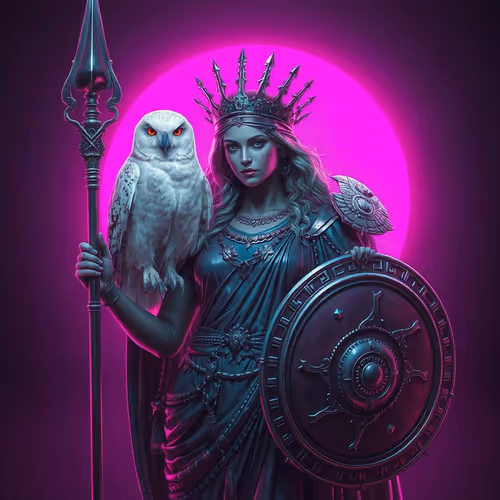 Cyberpunk Olympian Gods