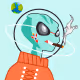 Smoking alien