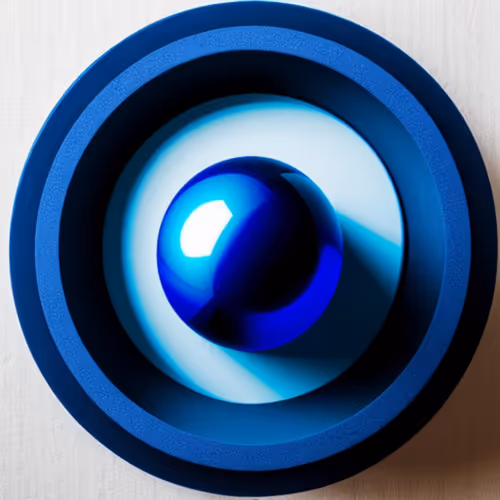 Blue orb