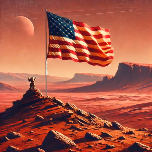 American_Flag_on_Mars